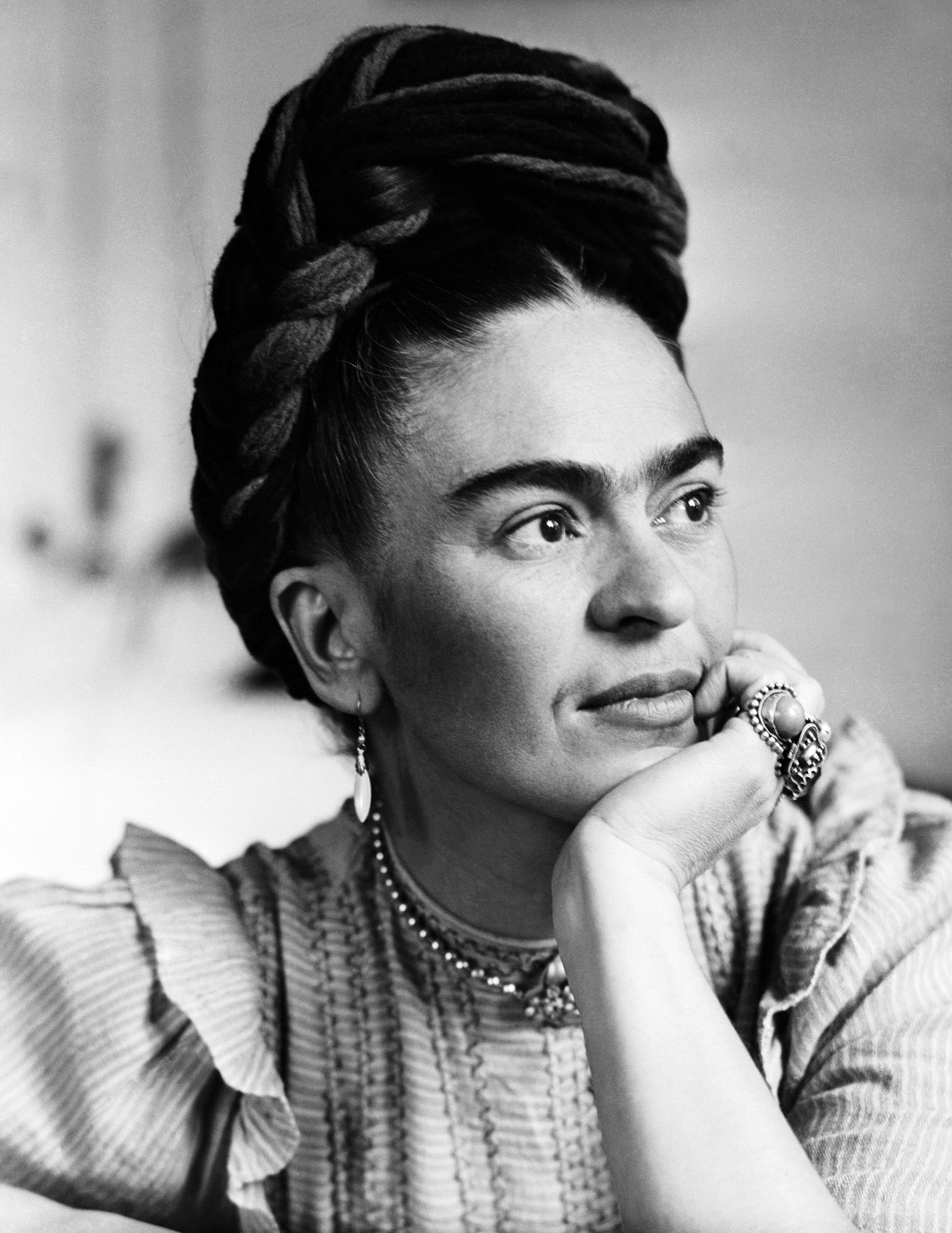 FRIDA, BLACK & WHITE PORTRAIT II