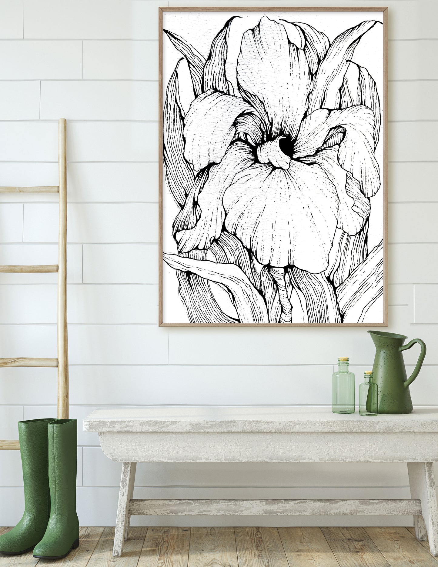 LINE, SINGLE FLORAL