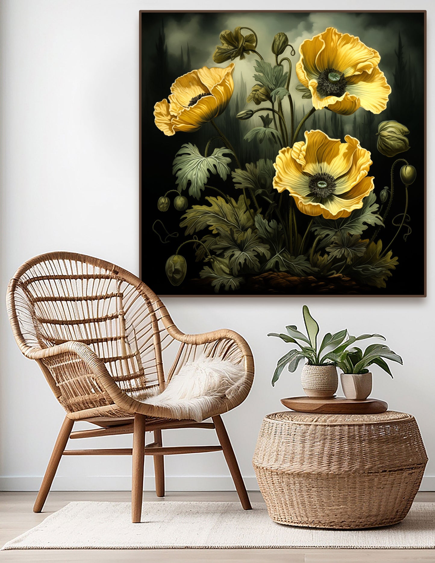 YELLOW POPPIES I