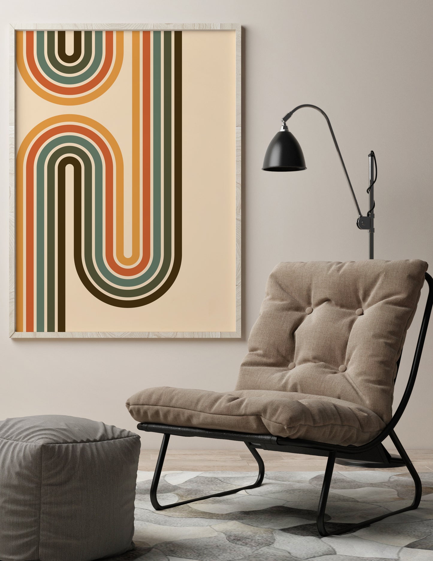 RETRO CREAM, SET OF 2