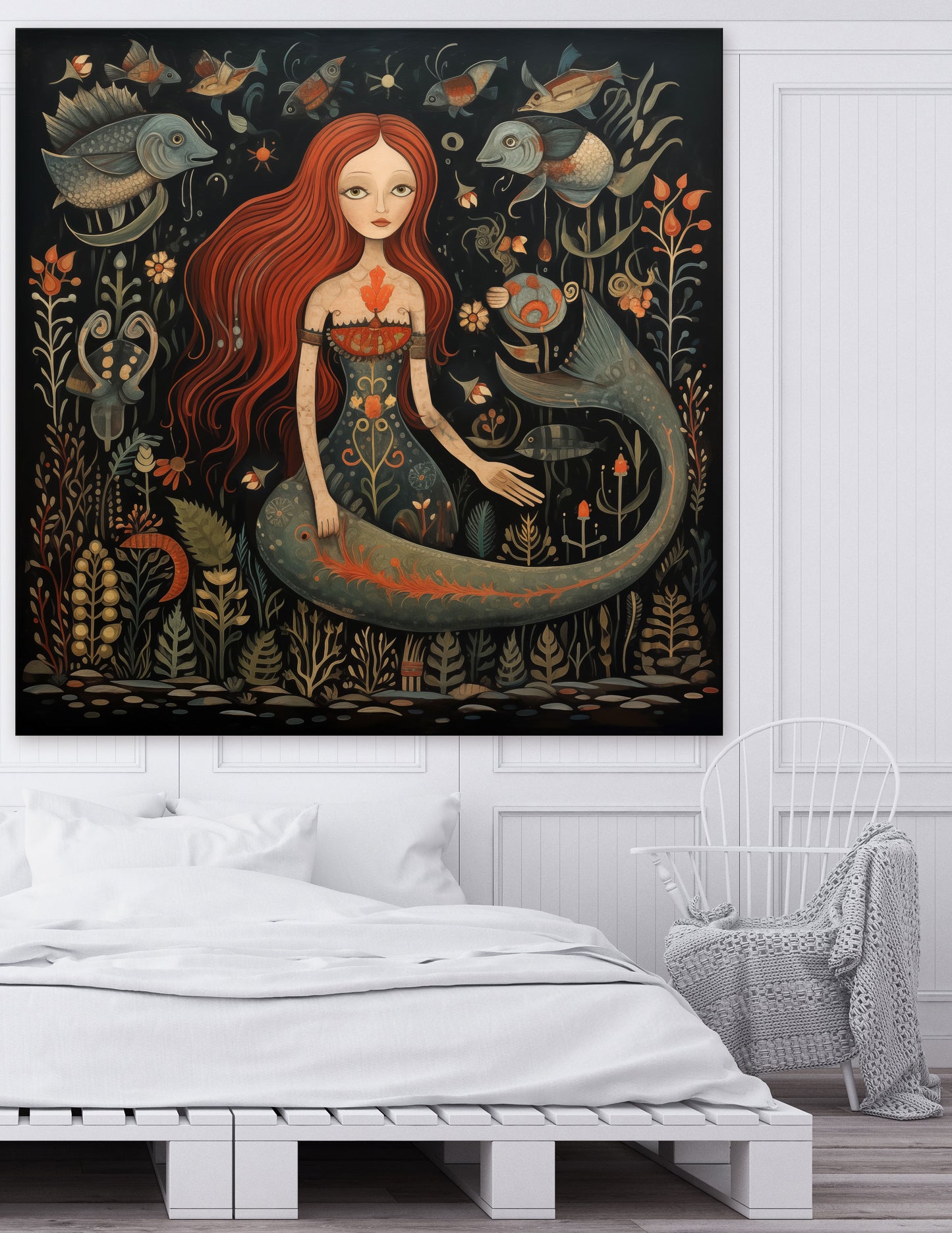 FOLK SCANDI MERMAID I