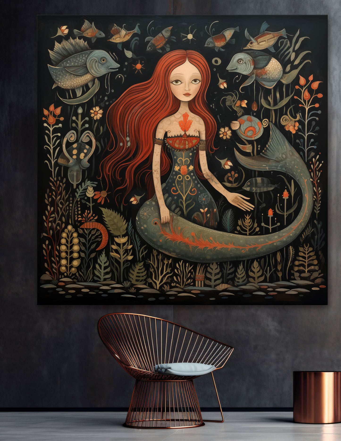 FOLK SCANDI MERMAID I