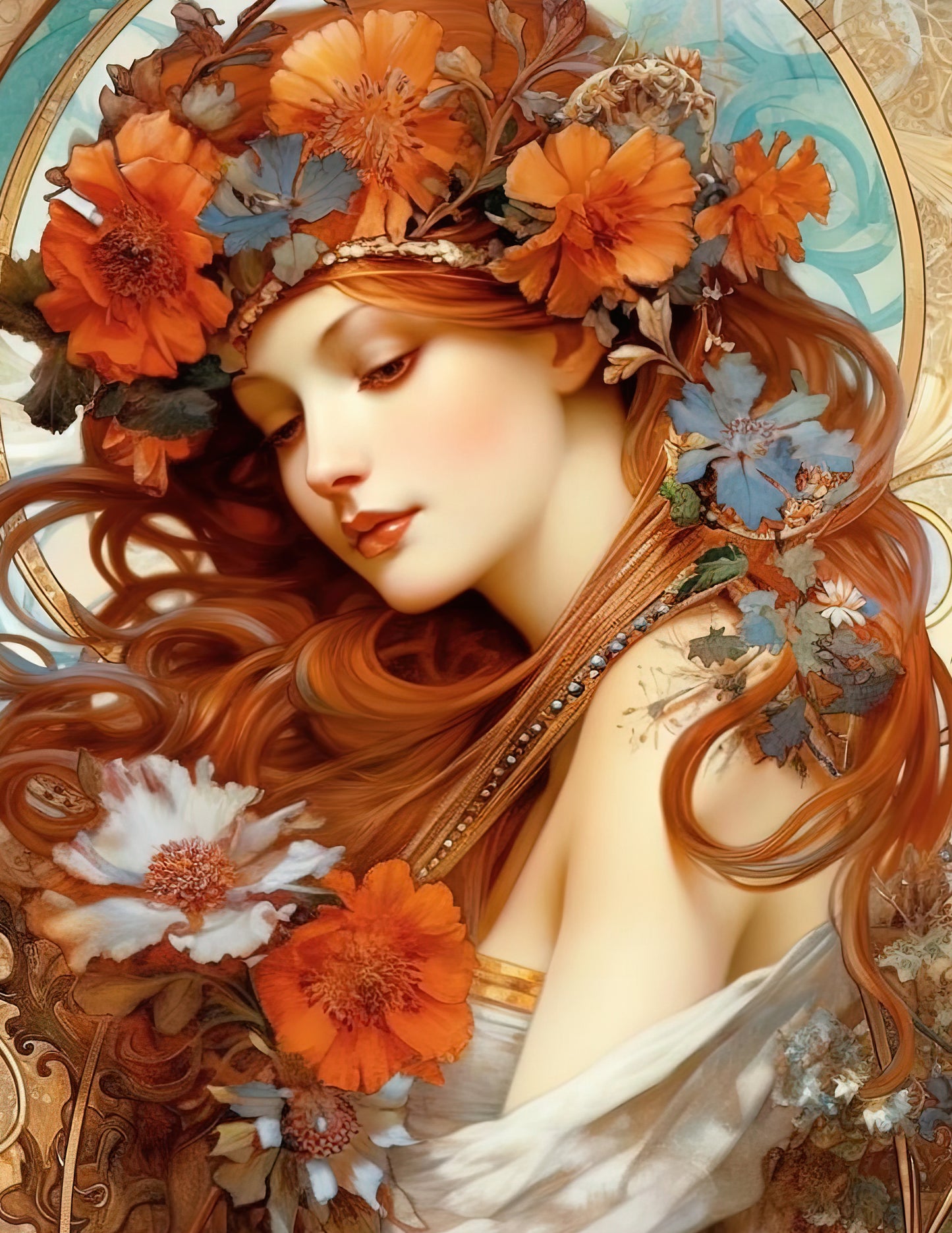 ART NOUVEAU PORTRAIT I