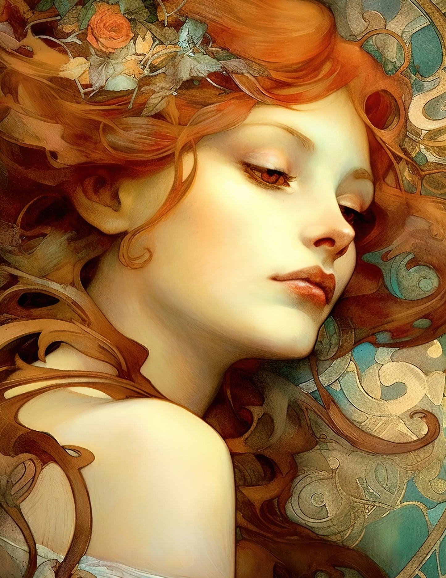 ART NOUVEAU PORTRAIT III