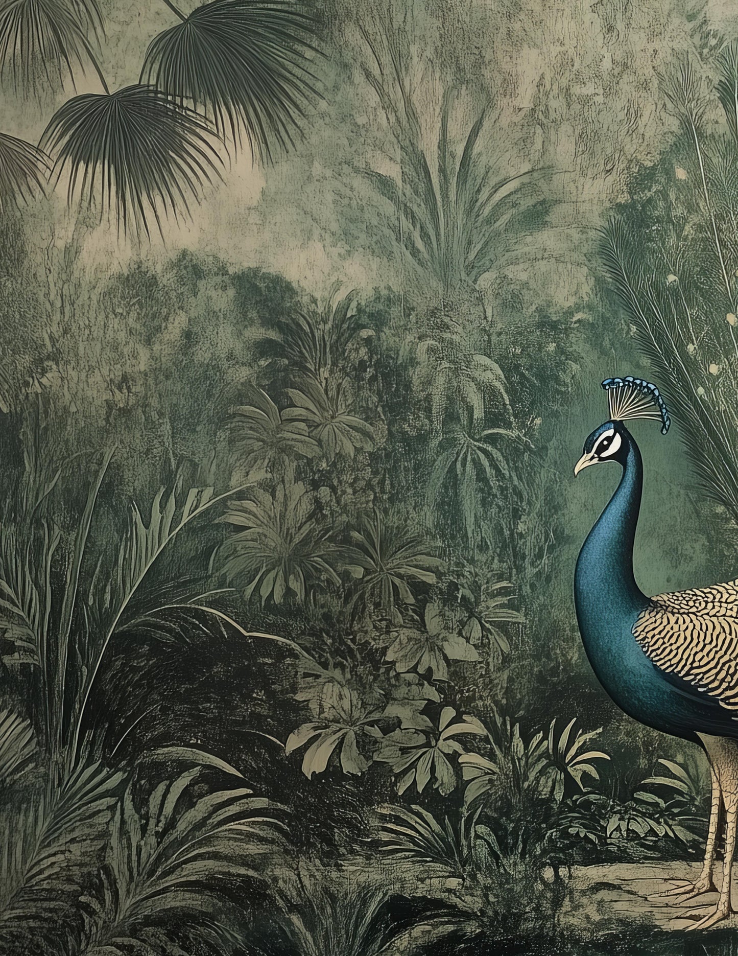 PEACOCK POSE II - SET OF 2