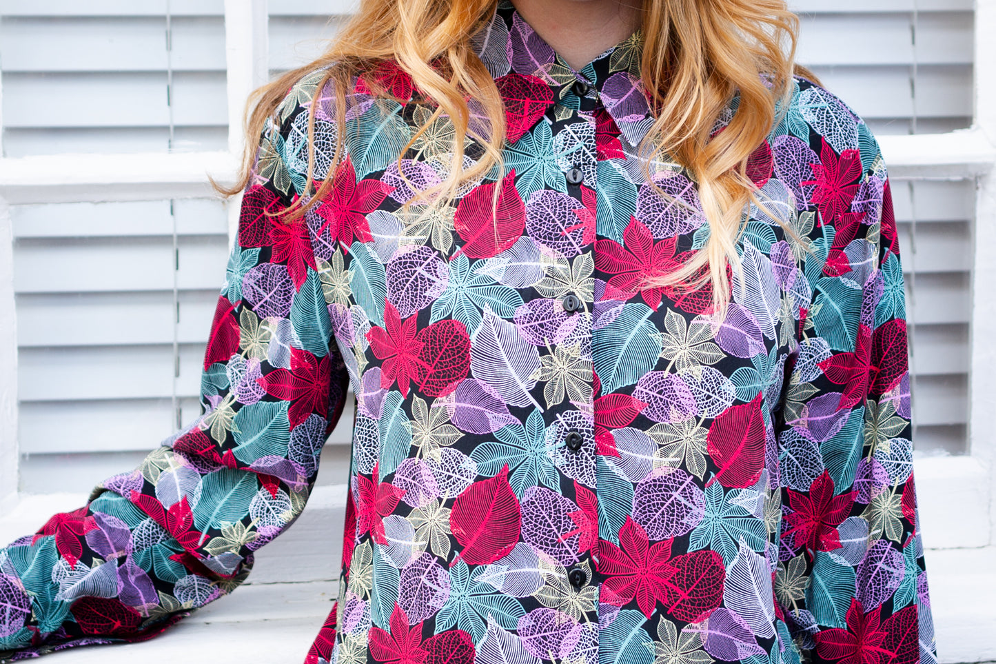Vibrant Classic Collar Button Shirt