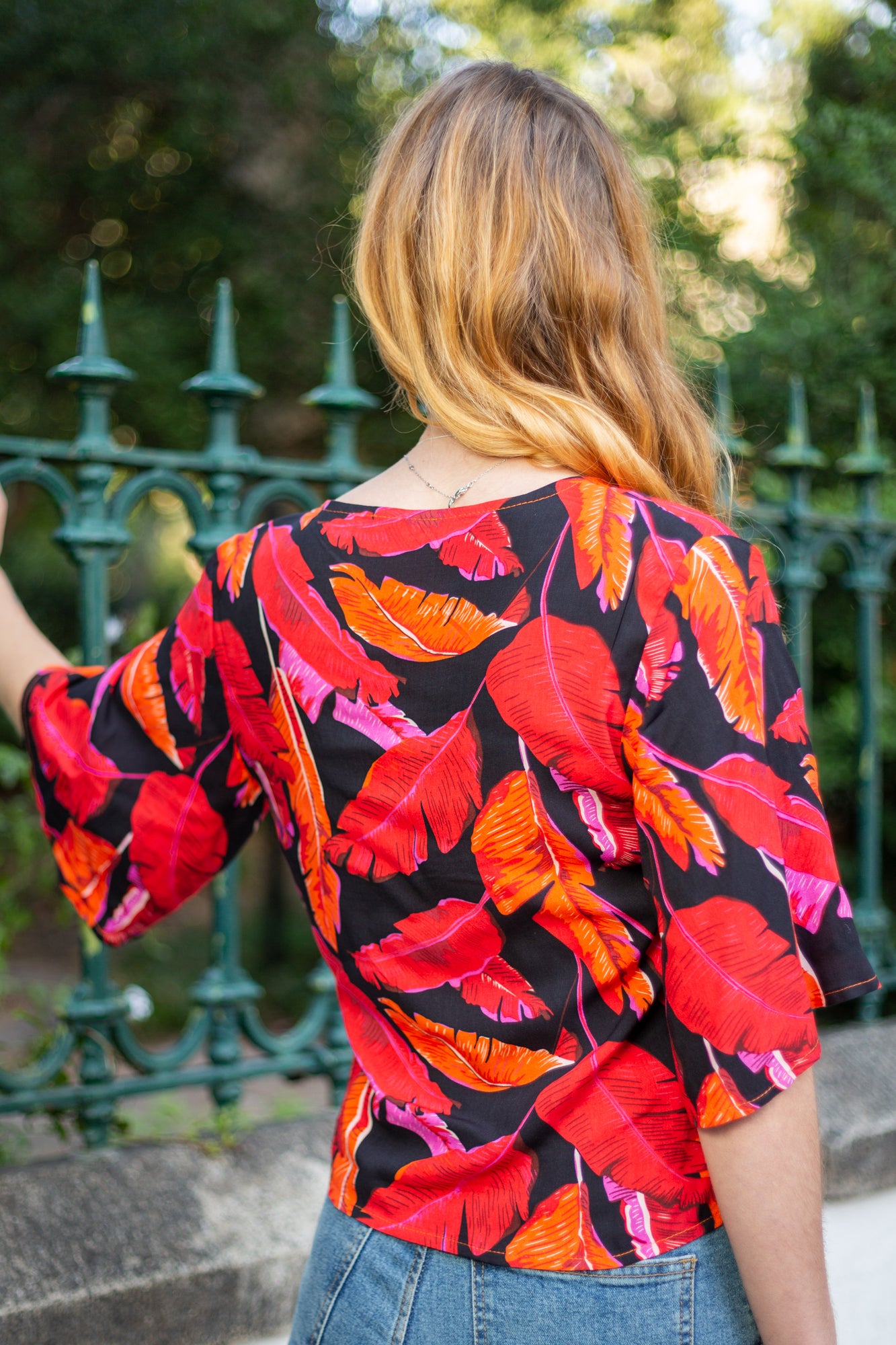 Bright Bell Arm Blouse
