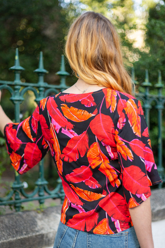 Bright Bell Arm Blouse