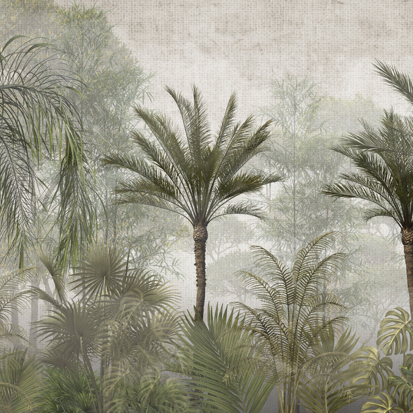 MURAL - VINTAGE JUNGLE LANDSCAPE