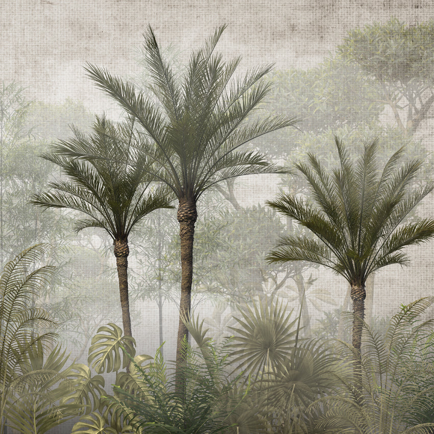 MURAL - VINTAGE JUNGLE LANDSCAPE