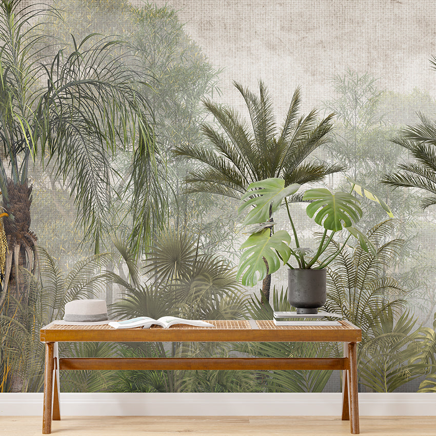 MURAL - VINTAGE JUNGLE LANDSCAPE