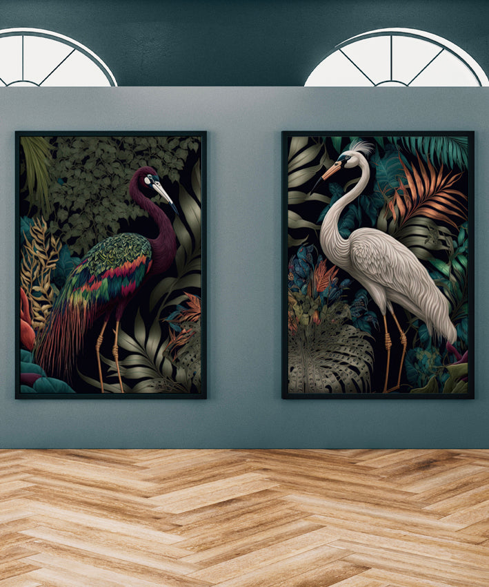 BOHO BIRDS, SET OF 2