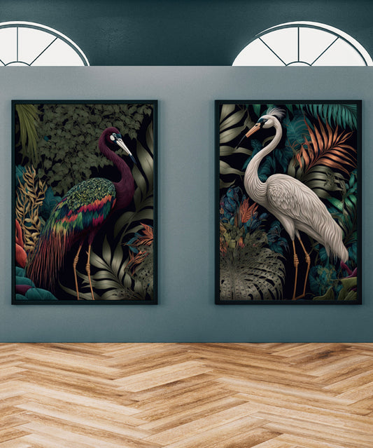 BOHO BIRDS, SET OF 2