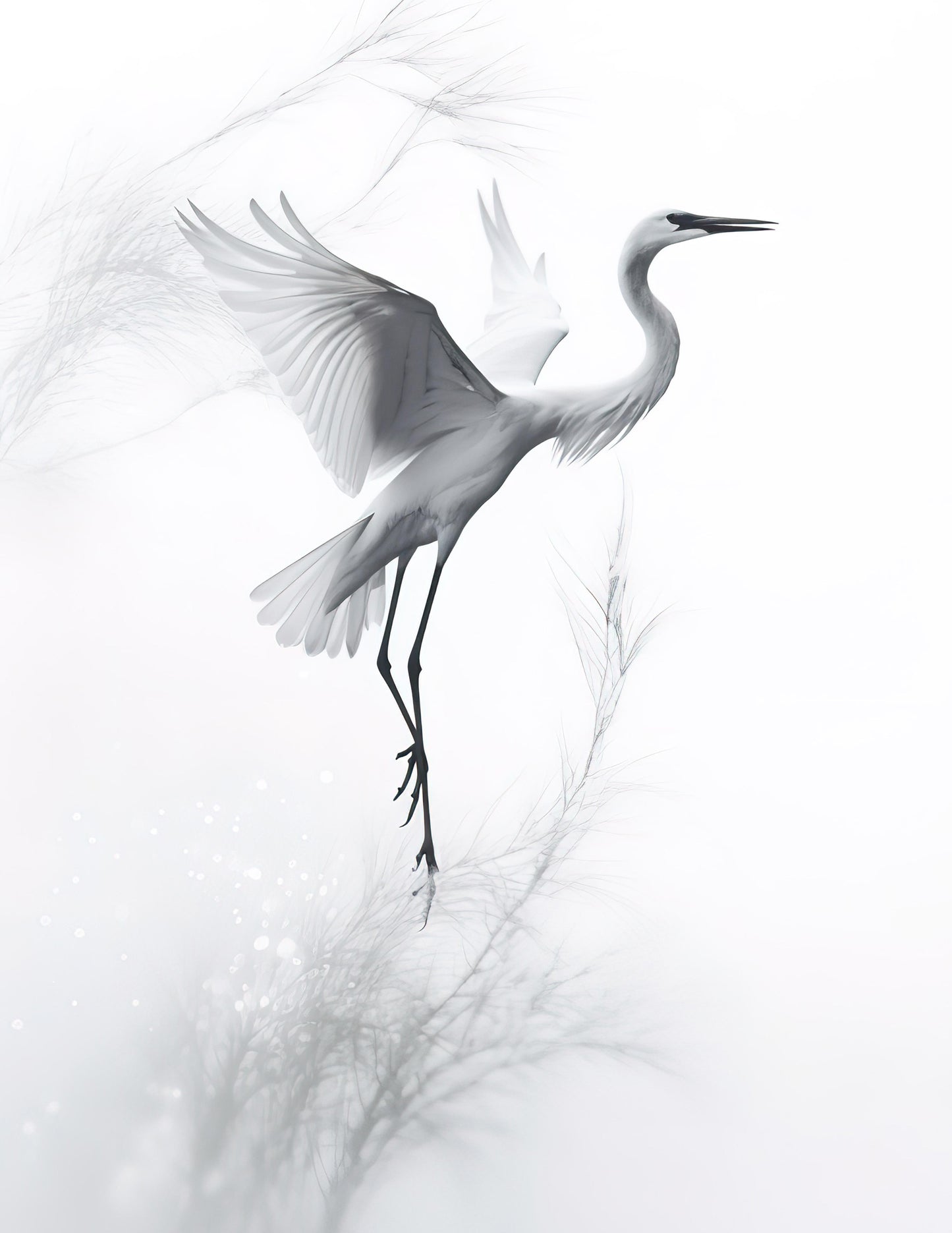 WHITE WINGED