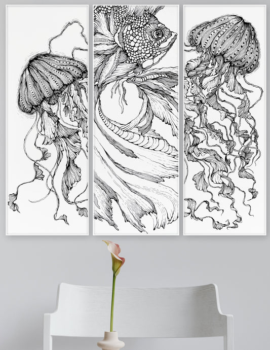 ALL TOGETHER, SET OF 3