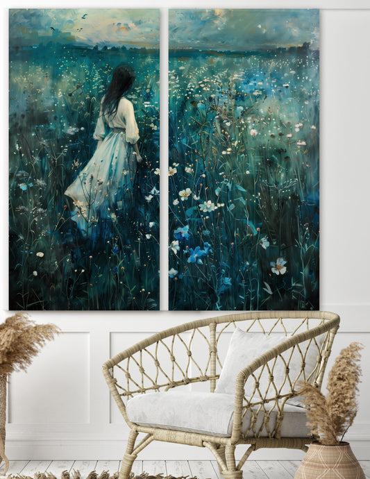 RIETTE IN BLUE, SET OF 2