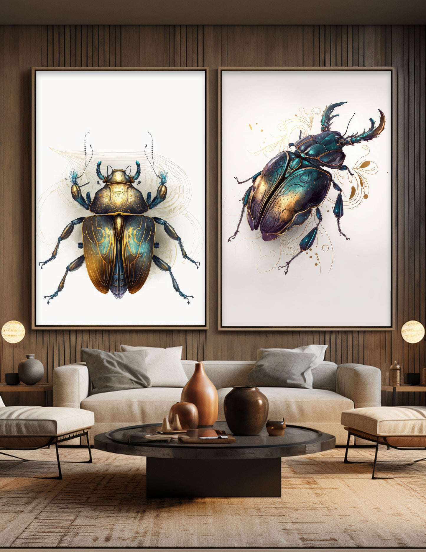 SCARAB, SET OF 2