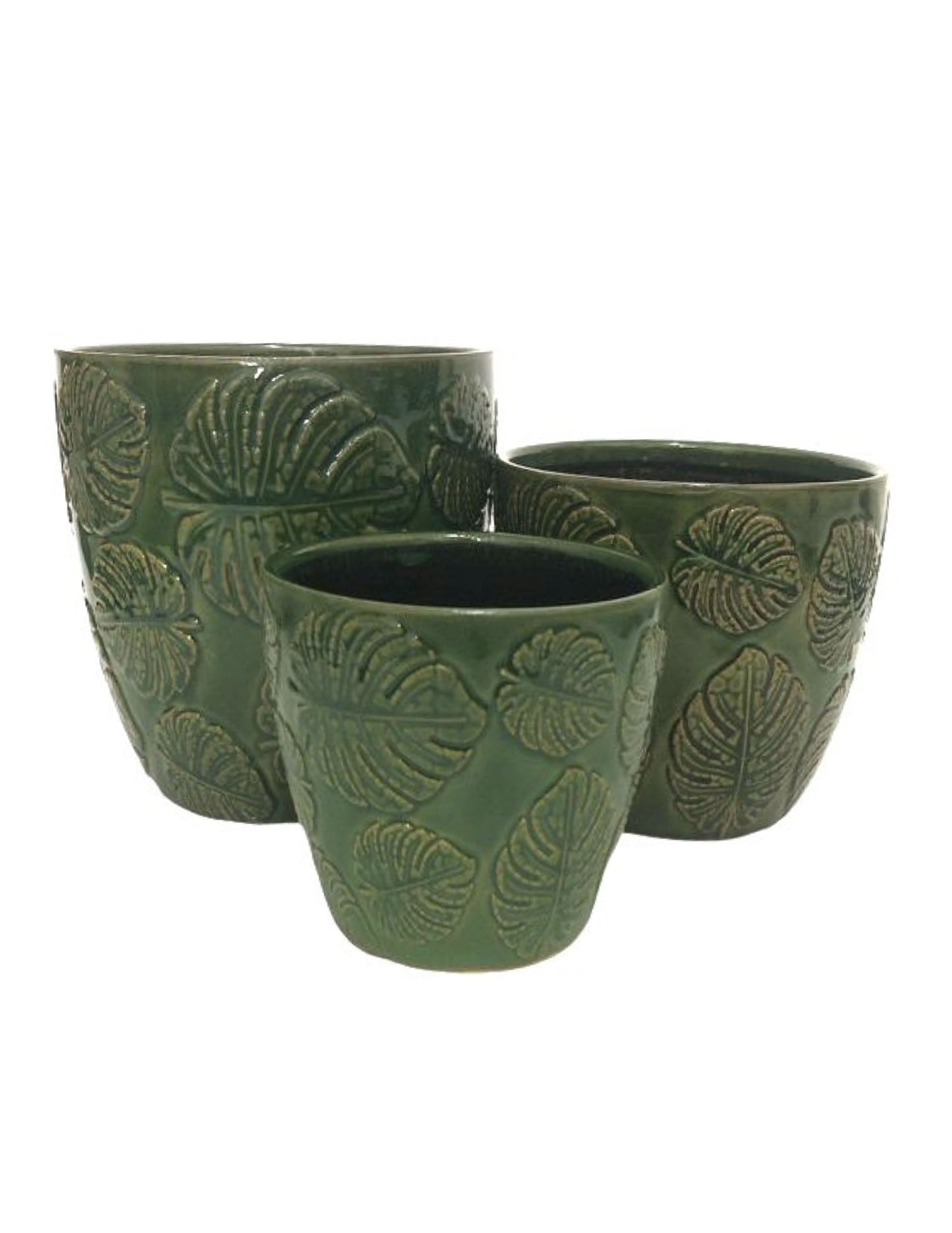 LEAVE PLANTERS, SET OF 3