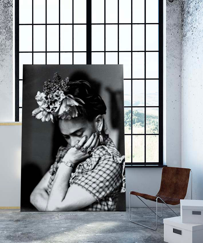 FRIDA, BLACK & WHITE PORTRAIT I