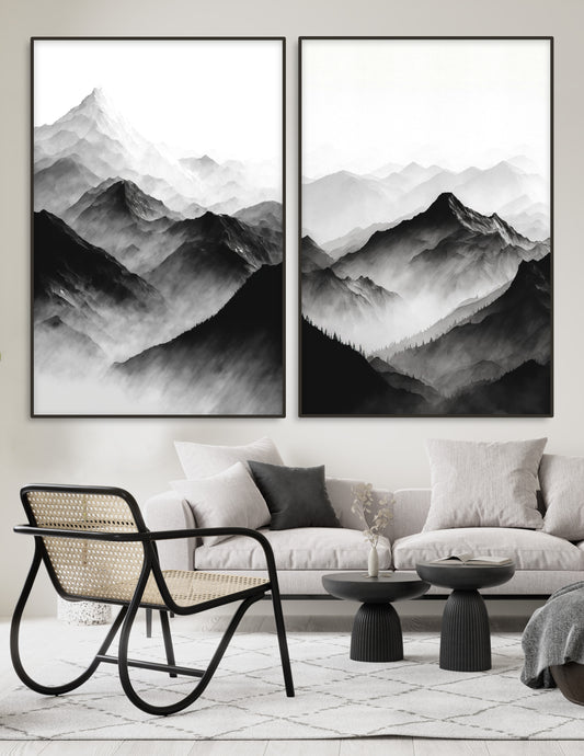 MONO LANDSCAPE, SET OF 2