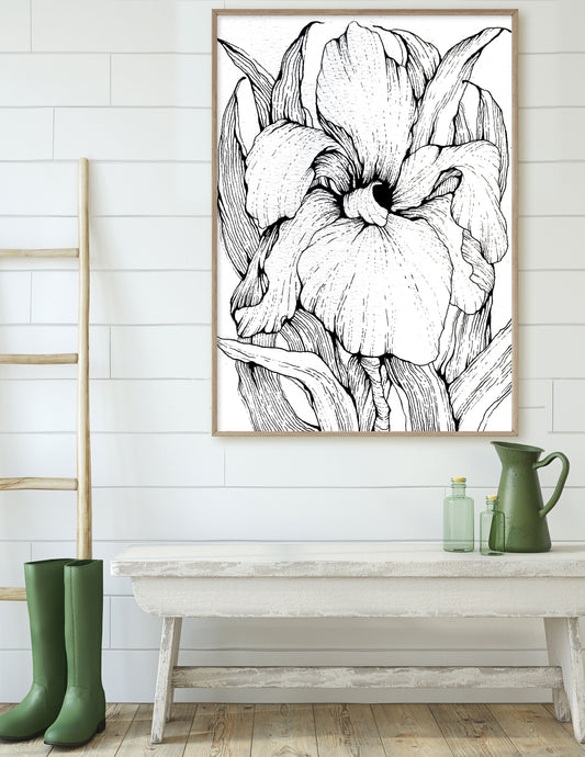LINE, SINGLE FLORAL