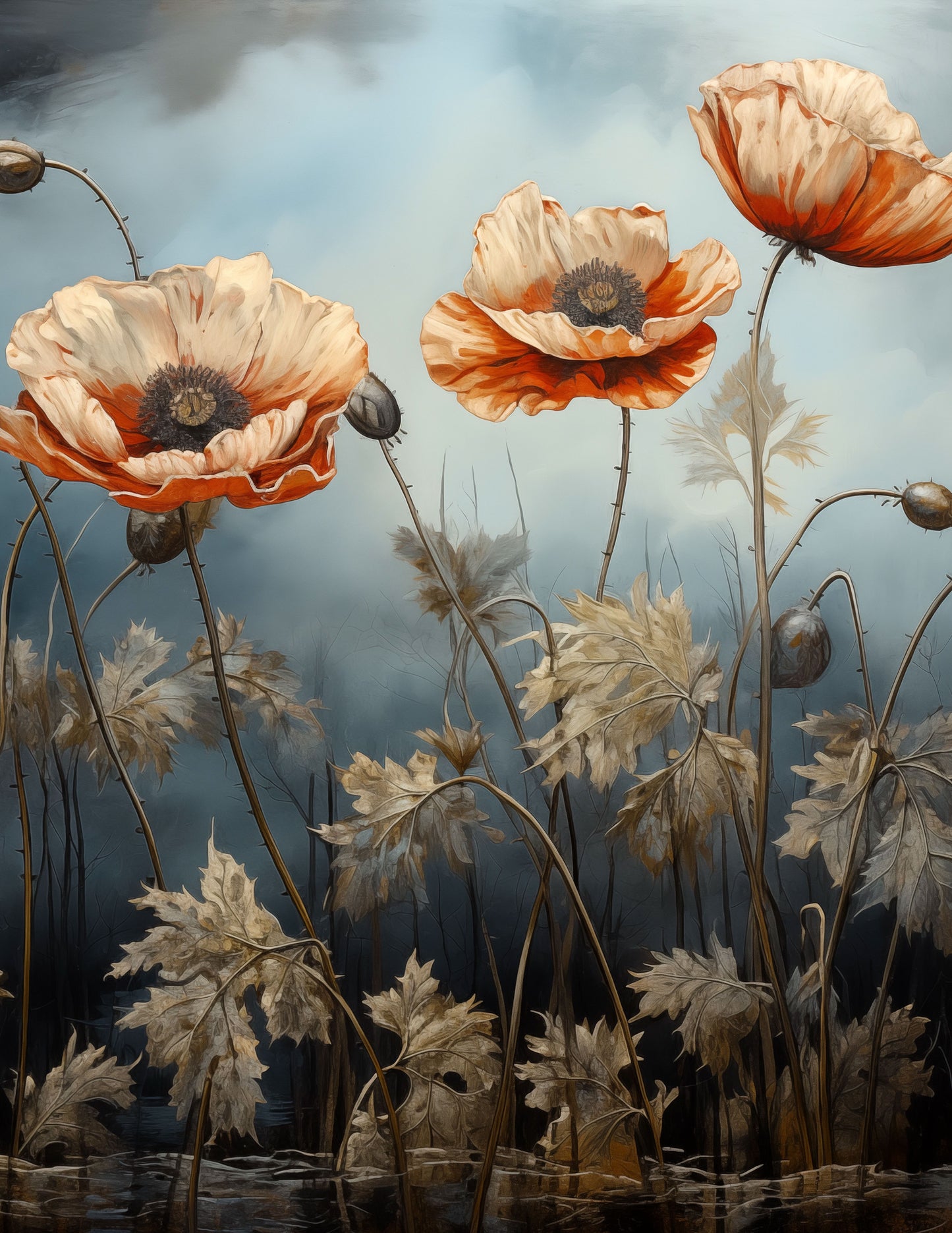 PALE POPPIES