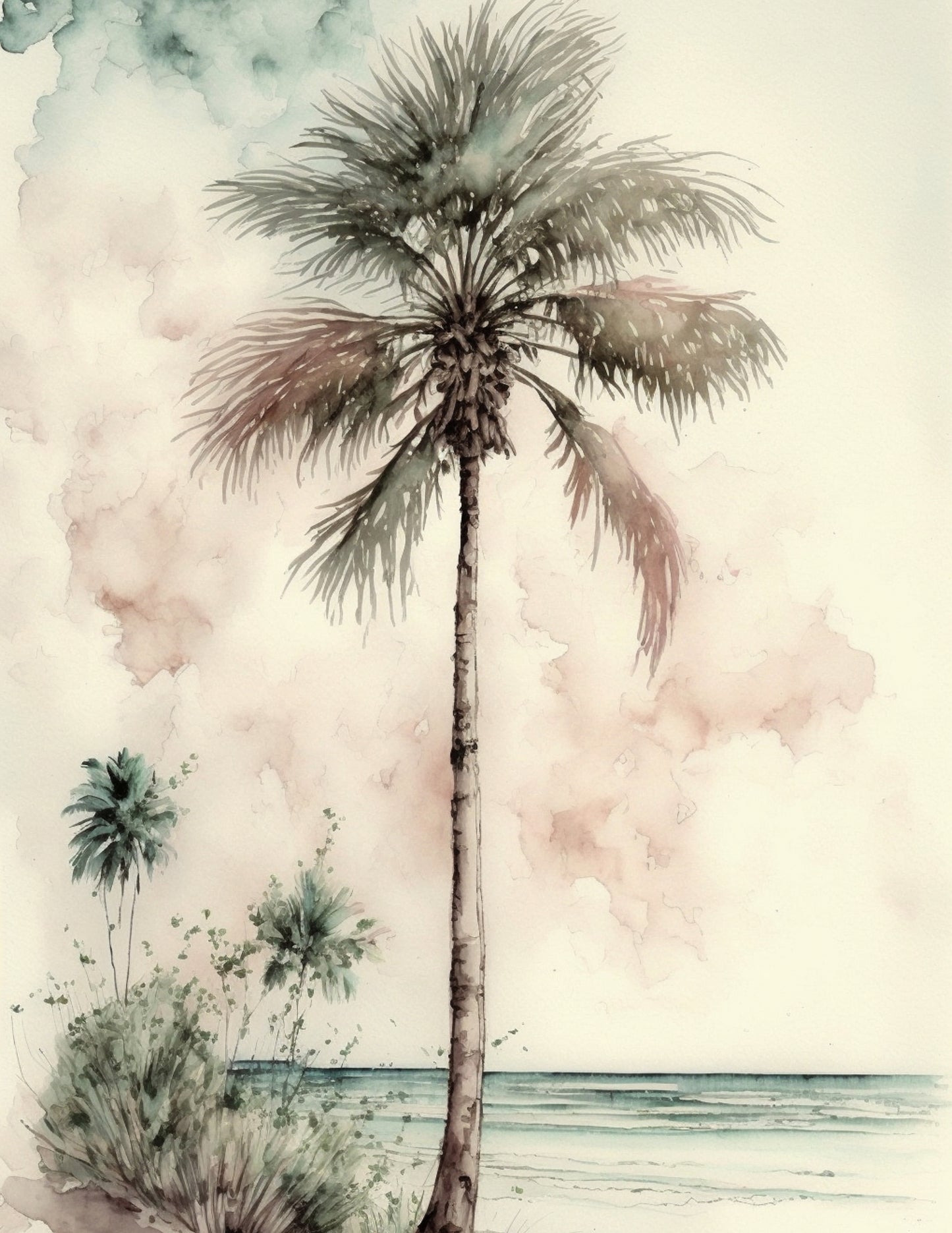 SOFT VINTAGE PALM TREE