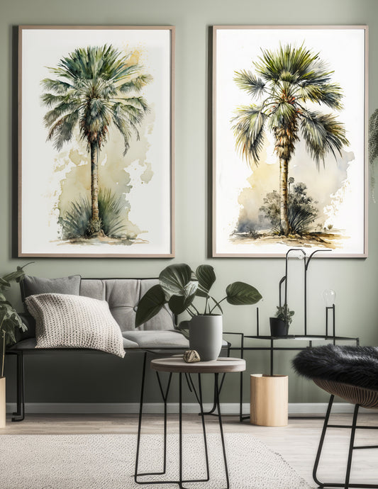 PALMS, SET OF 2