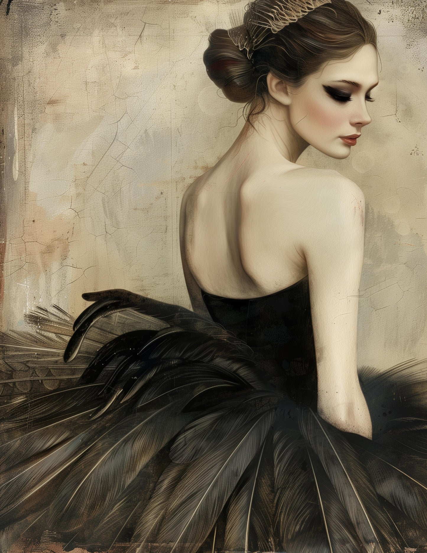 PORTRAIT, BLACK SWAN