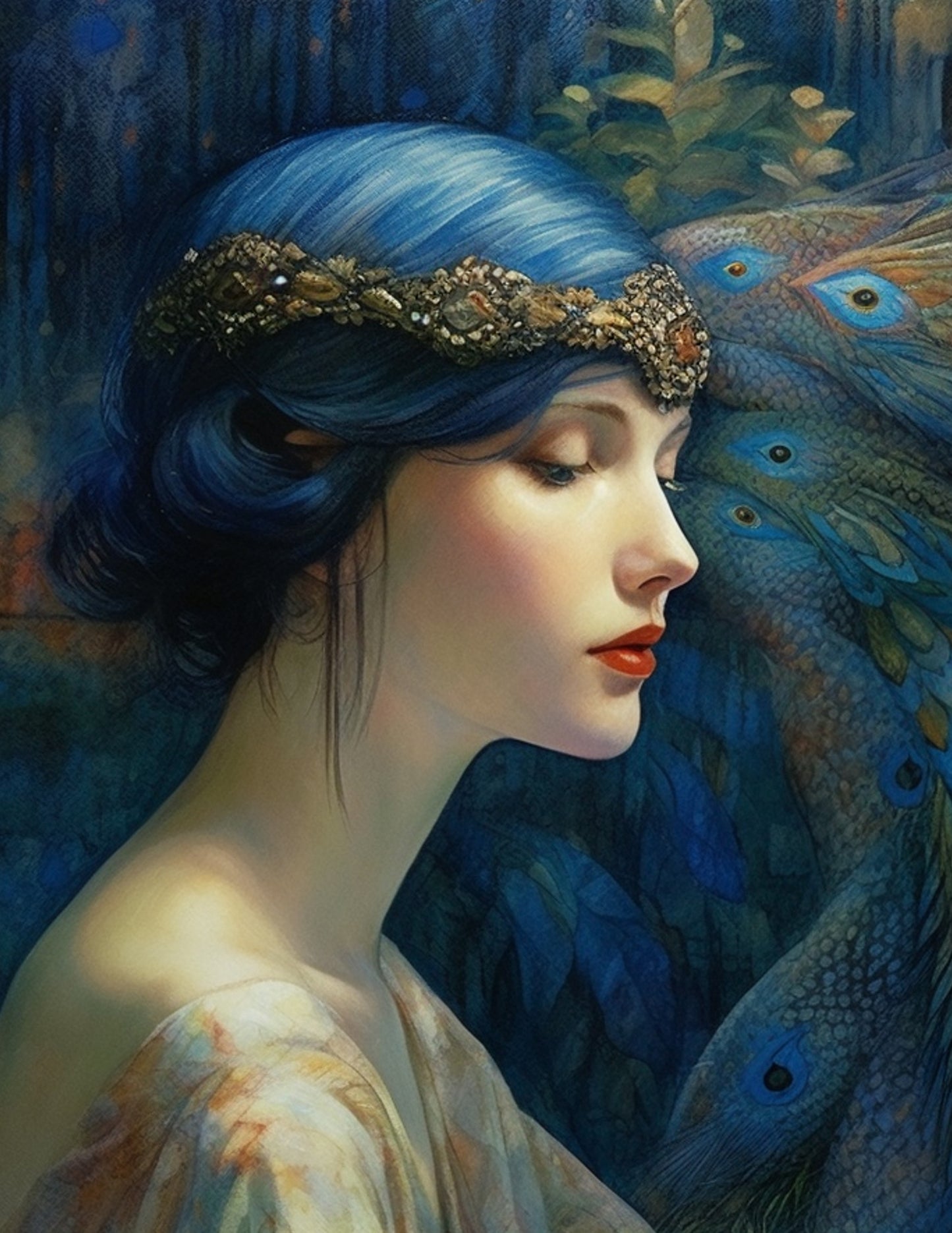 PEACOCK BLUE