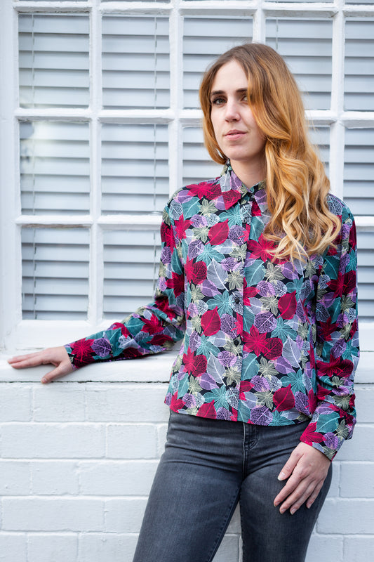 Vibrant Classic Collar Button Shirt