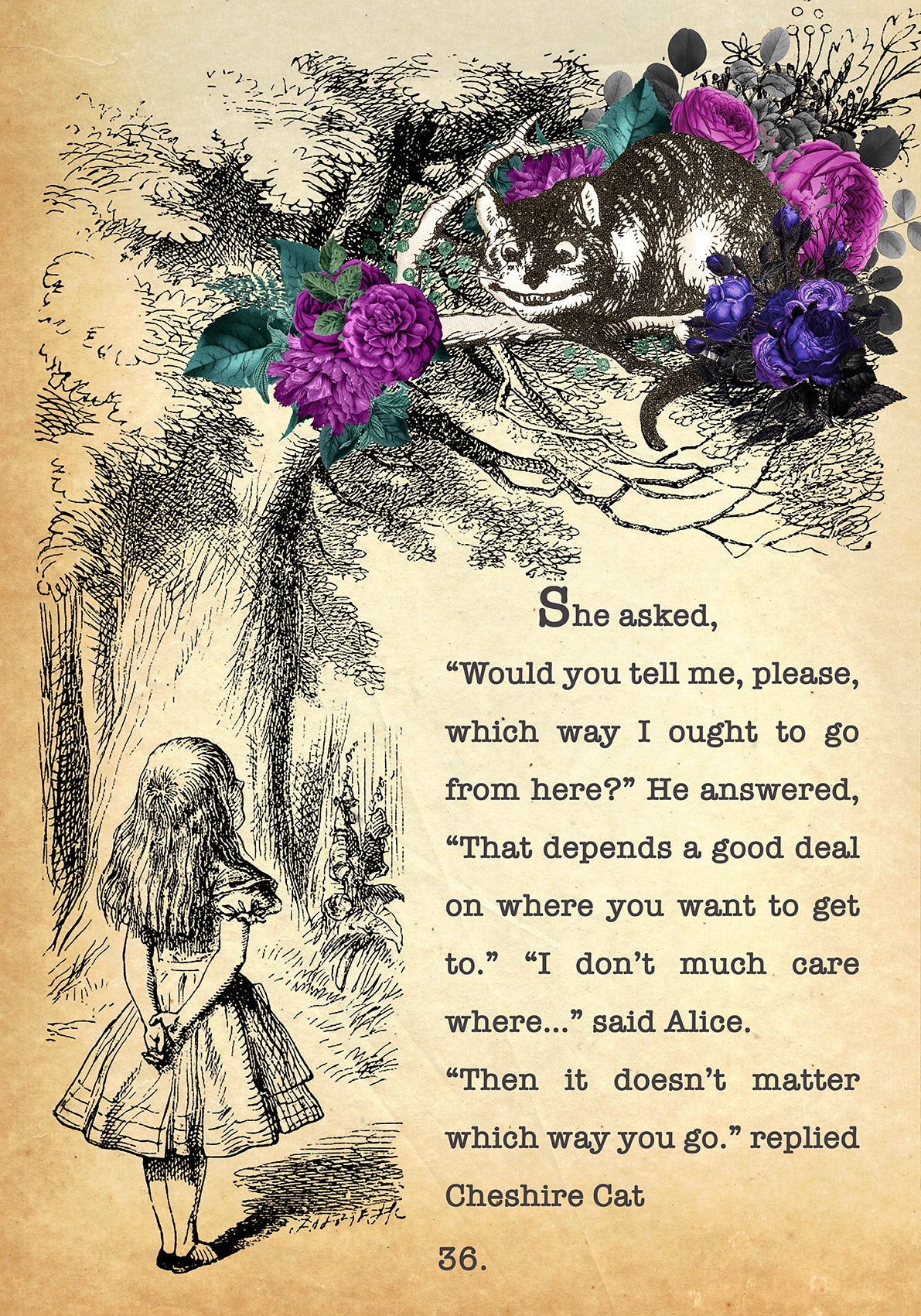 ALICE, WOULD YOU TELL ME, PLEASE?