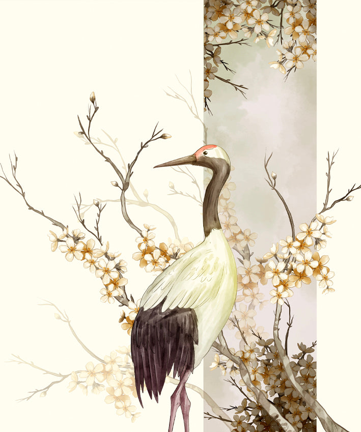 ORIENTAL INSPIRED CRANE